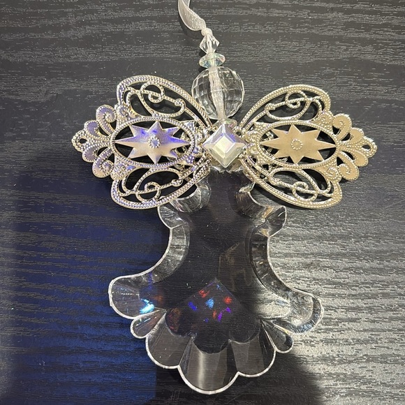 Elegant Crystal Angel Ornament - Picture 2 of 2